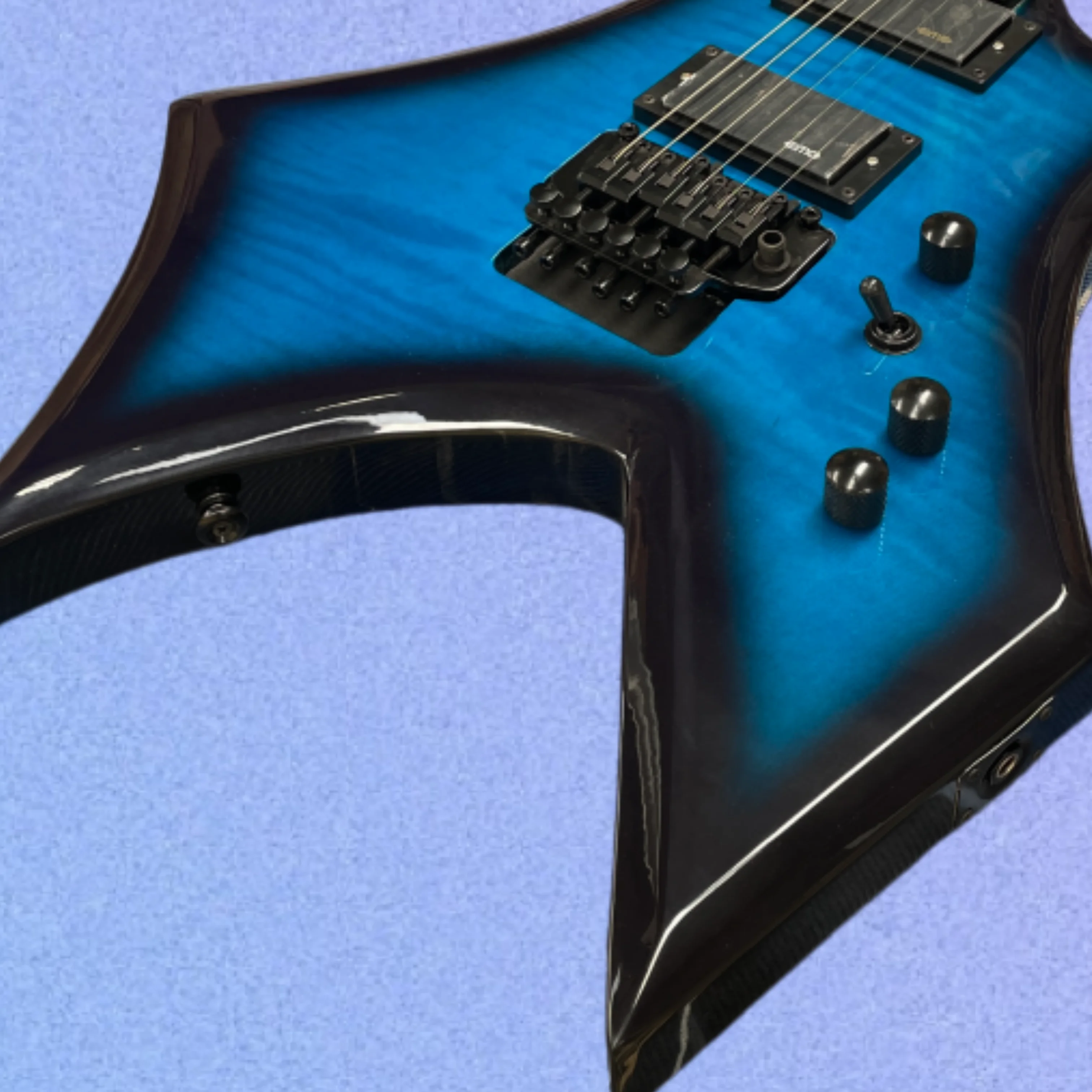 6string electric guitar with active pickups,rosewood fingerboard,tremolo system guitars, professional stage performance guitarra