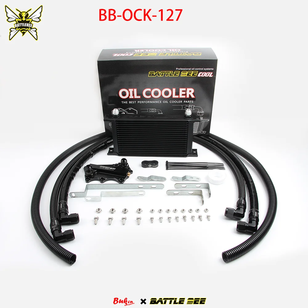 

Battle Bee Engine Oil Cooler Kit For B58B30 140i 240i 340i Z4 Series Oil Filter Sandwich Adapter Radiator