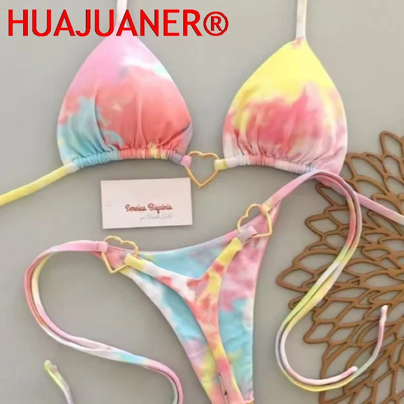 

2026 New Sexy Micro Bikini Set Swimsuit Thong Female Bathing Brazilian Women Swimwear Biquini Suit Sexy Up Bikinis Mujer