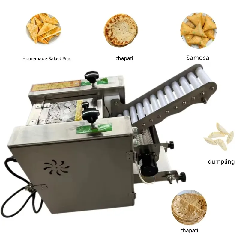 Automatic High Productivity Gyoza Wrapper Machine Dumpling-Wrapper-Machine Roti Maker Machine For Home