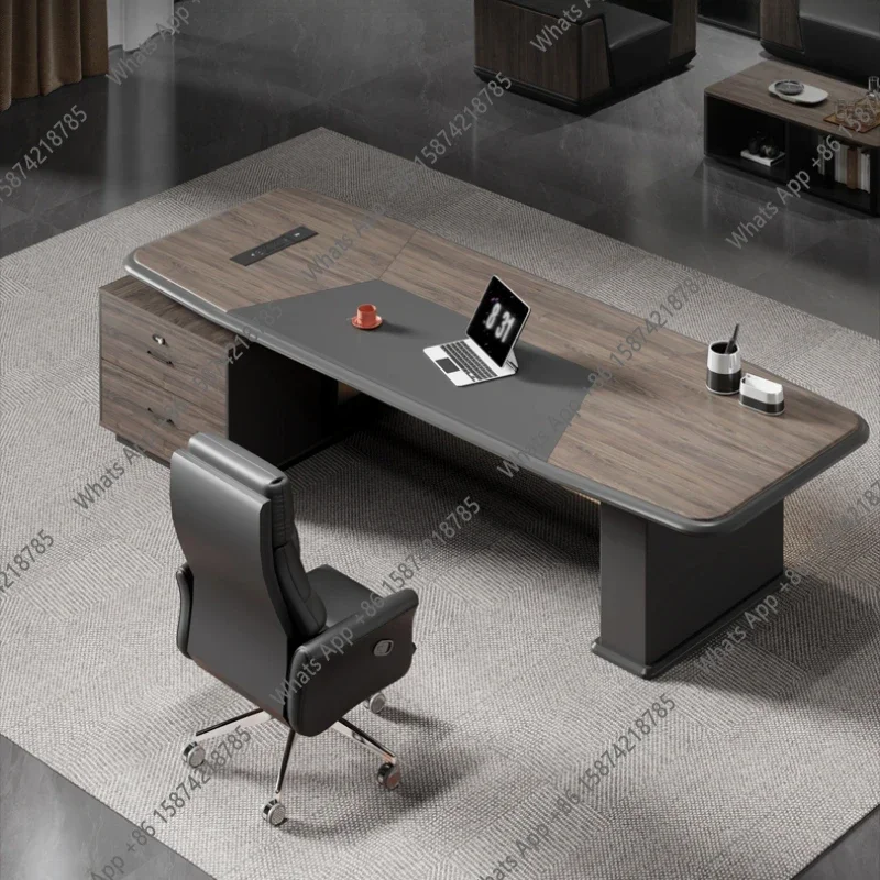 

A Luxury Executive Office Desks Manager Drawers Table Storage Computer Desks Home Bedroom Mesas De Escritorio Office Furniture