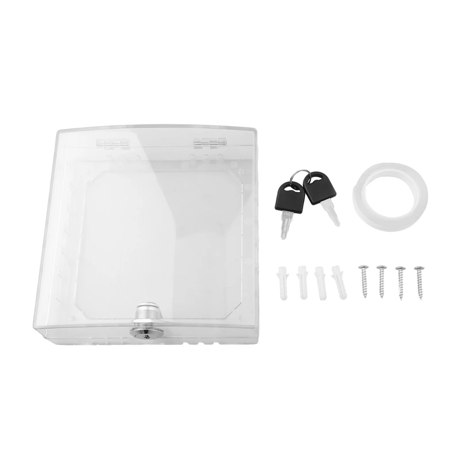 for acrylic Thermostat Protection Cover with Easy Installation and Two Security Keys for or Office Use  for acrylic