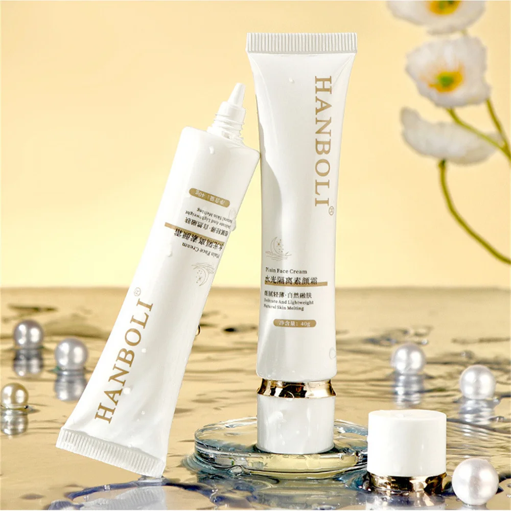 Crema hidratante iluminadora para personas perezosas, crema de maquillaje para tonificar la cara y el cuerpo, corrector aislante, ilumina el tono de la piel Natural, 30/40g