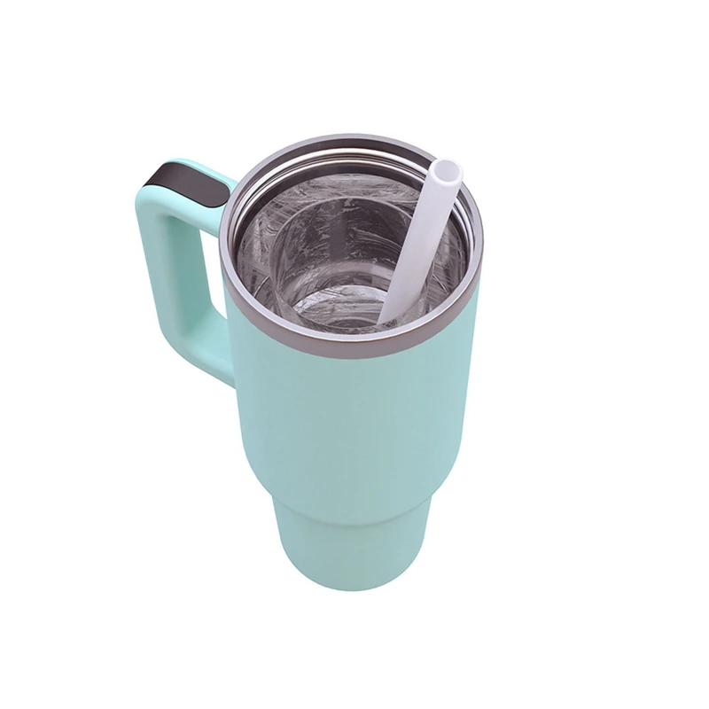 Ice Mold For Stanley Cups,Silicone Ice Maker With Lid For Making 3 Hollow Cylinder Ice Molds,Reusable image 2