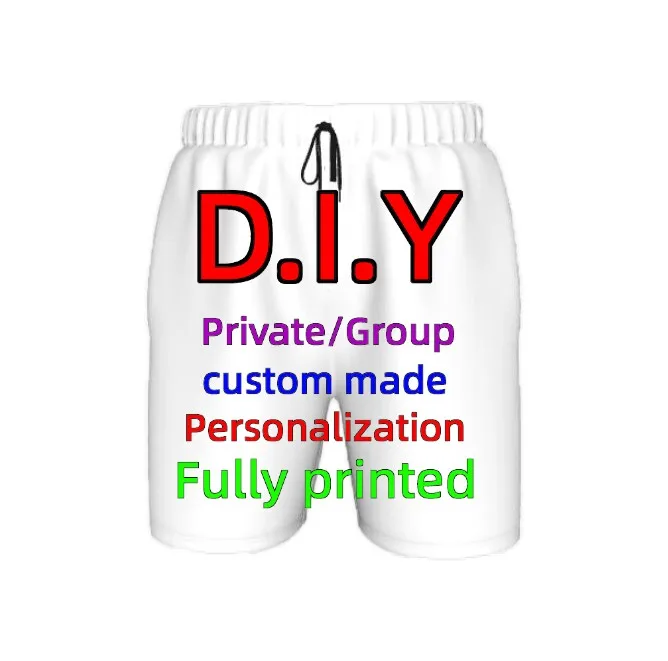 Summer Men's And Children's Cool Printing Personalized Custom 3d Beach Shorts Fitness Leisure Hip Hop Elastic Waist Wholesale