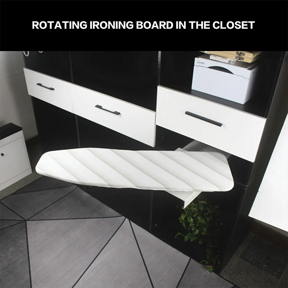 Retractable Ironing Board Pullout Sliding Folding Buffing Ironing Board Function Closet