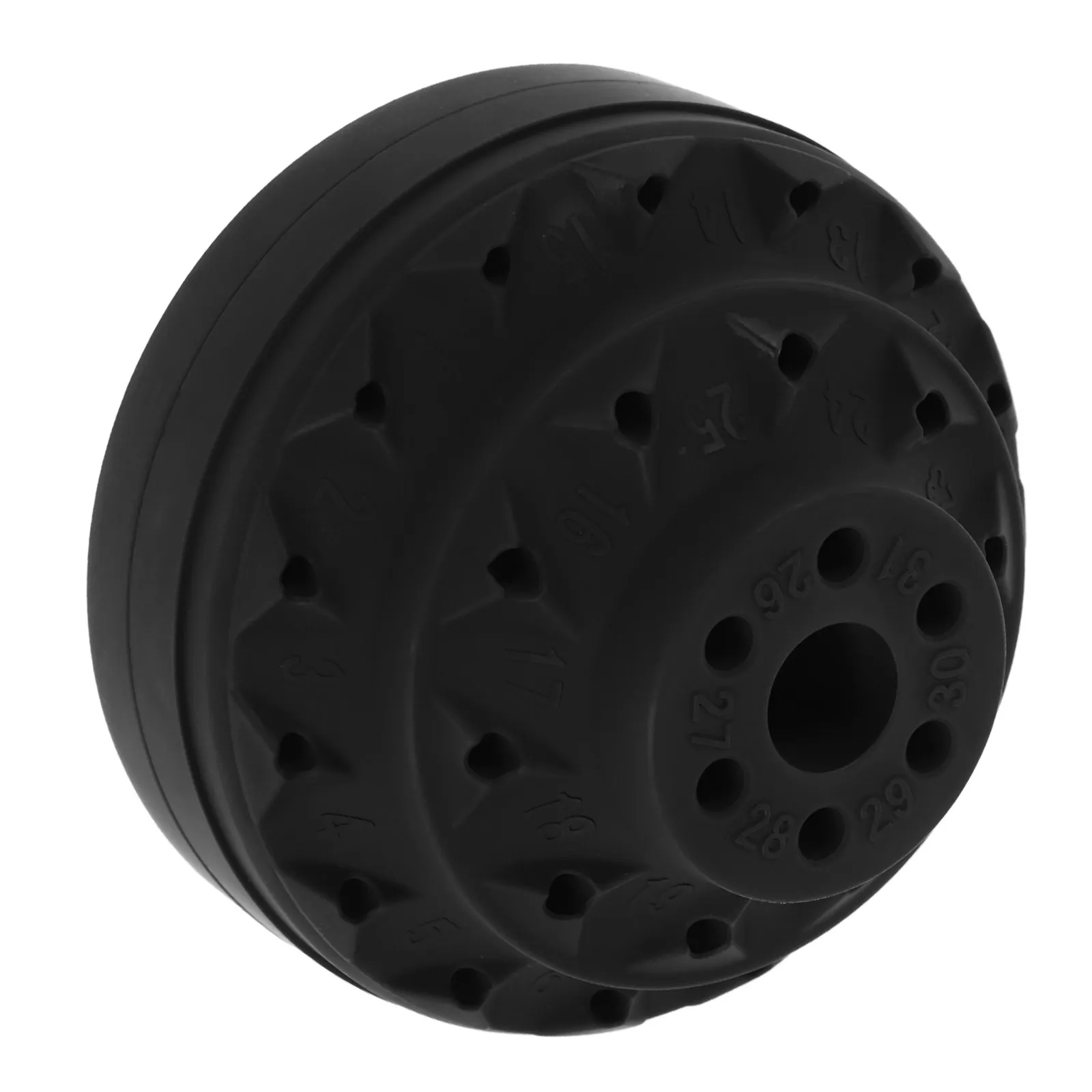 

Вращающийся органайзер для сверл и насадок, черный, компактный, для хранения бит для маникюра, ювелирных инструментов и шлифовальных насадок