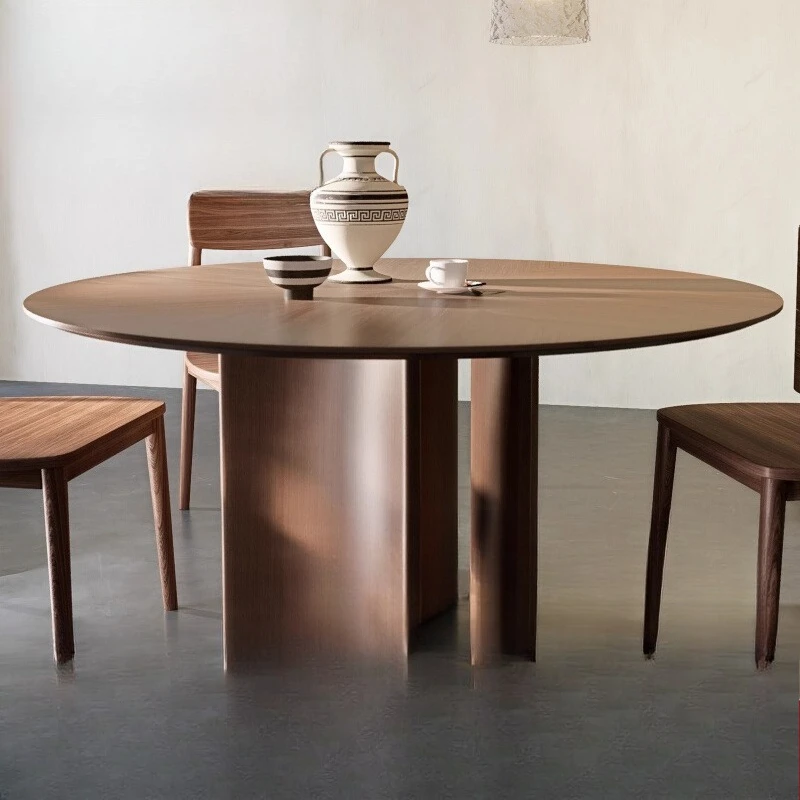 

Luxury Wooden Dining Tables White Japanese Brown Wood Dining Tables Dinette Luxury Wood Mesas De Restaurante Home Furniture