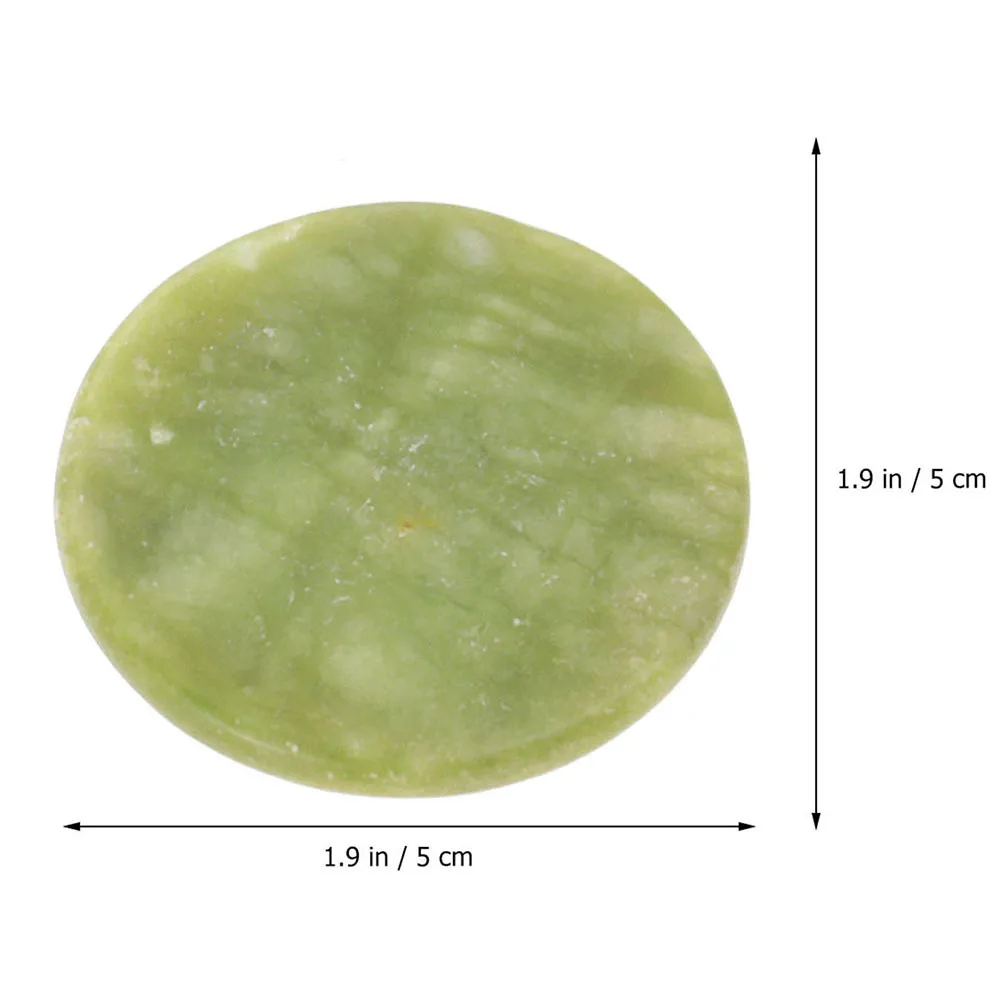 6 Stuks Jade Steen Wimper Extension Pallets Lijm Houder Pads Diverse Kleuren Niet-Drogen Oppervlak Voor Professionele Lash toepassing