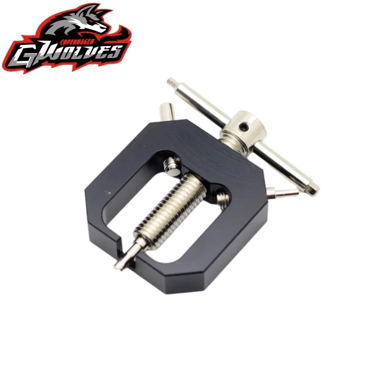 Gwolves rc extrator ferramentas de remoção de engrenagem do motor ferramenta de liga de alumínio extrator para rc rastreador do motor escala turck on-road fora de estrada buggy