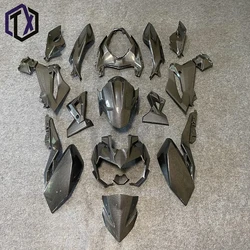 Motorcycle carbon fiber paint body fairing ABS decorate kit for Kawasaki Z400 2018, 2019, 2020, 2021,2022