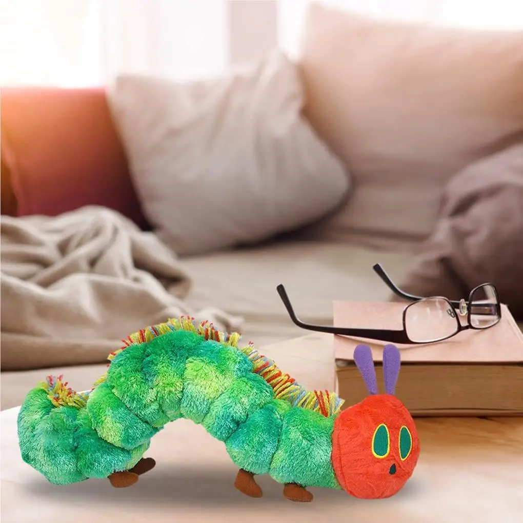 Caterpillar Toy Cute Lovely Hungry Caterpillar Soft Toy Sleeping Baby Doll Skin Friendly Breathable Dolls Gifts for Kids