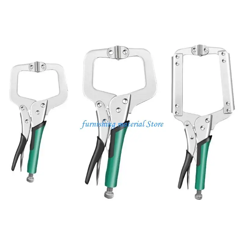 

Y5GD Heavy Duty Locking Clamps Quick Release Clamp Pliers Adjustable Screws Suitable For Woodworking Welding Hand Repair Tool