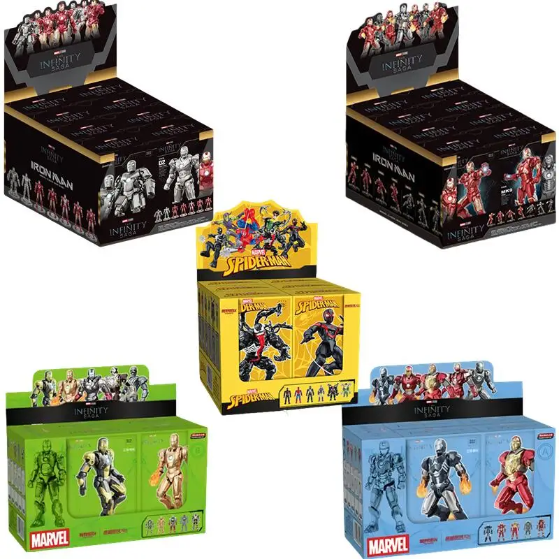 

8 шт./компл., оригинальный Iron Man Piston MK1-MK24 7 см, строительные легенды, игрушки «сделай сам», модель, экшн-фигурка, Рождественский подарок