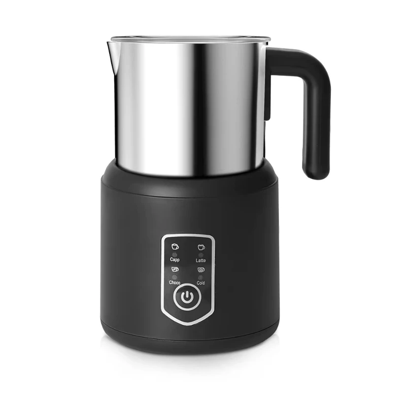 High quality 304 stainless steel barista milk jug milk foam machine with handle