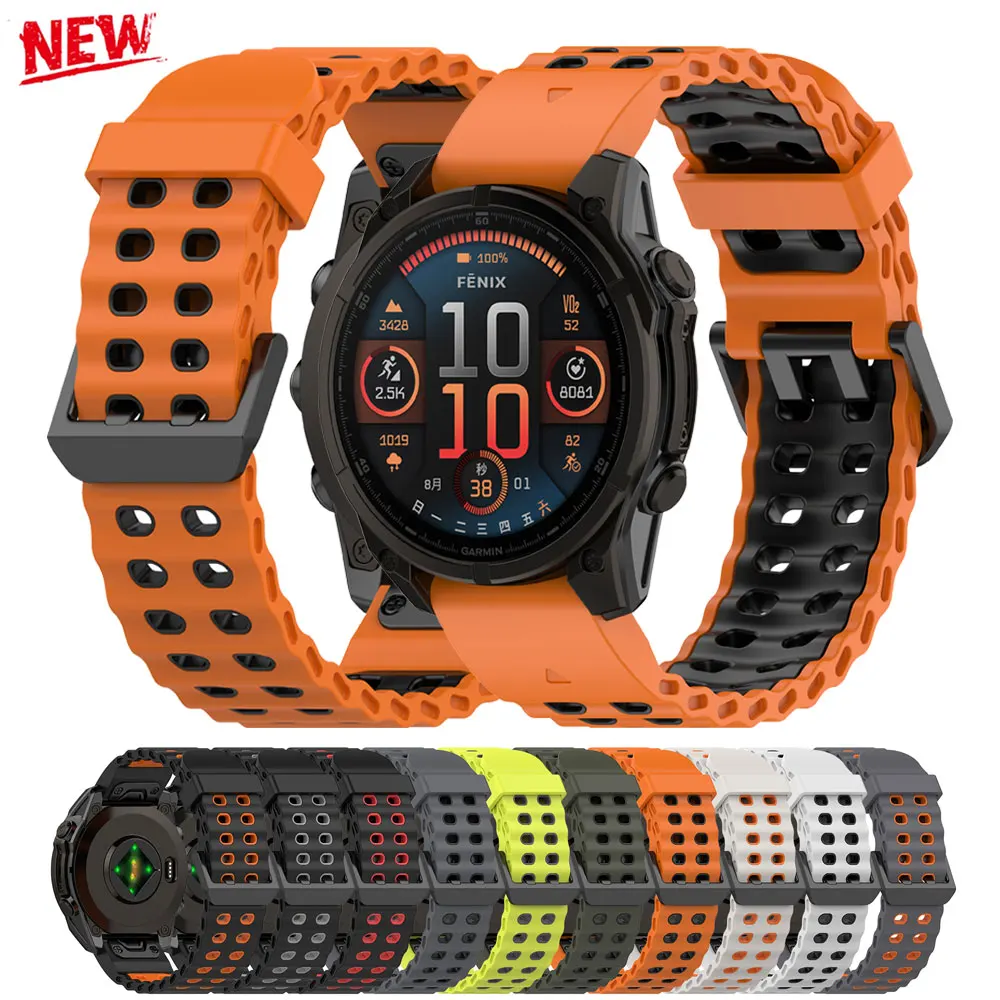 

Быстросъемный ремешок 22 мм 26 мм для Garmin tactix 8 AMOLED 51 мм Fenix 7X Pro 5X 6X Epix Pro 51 мм instinct 2 (45 мм) Forerunner 955 Band