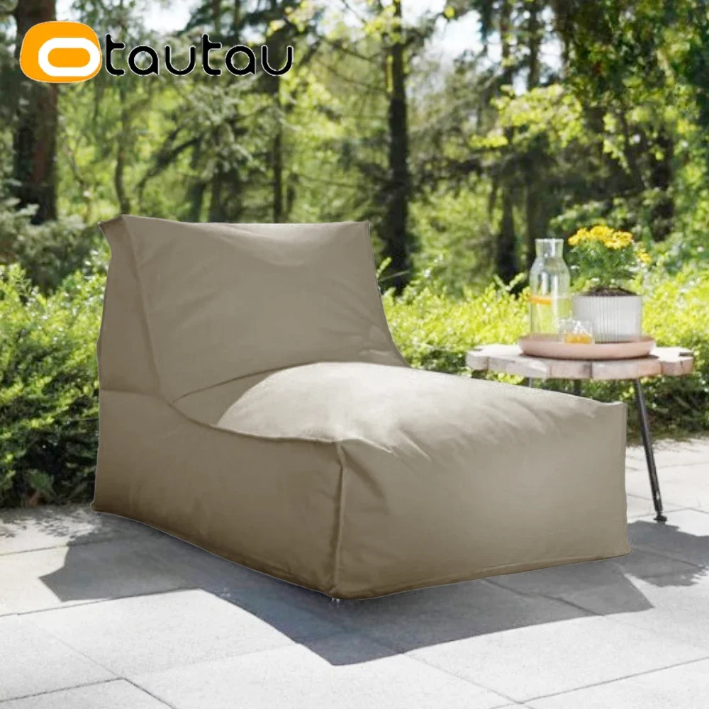 OTAUTAU Outdoor Oxford Zitzakhoes Zwemmen Zwembad Float Lounger Beach Club Poef SF505 【Geen vulmiddel! U moet het zelf opvullen!】