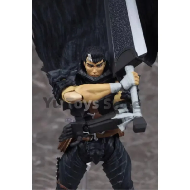 Bandai Shf Berserk Anime Characters Black Swordsman Guts Statue Hawks Collectibles Comic Models Toys and Gifts in Stock