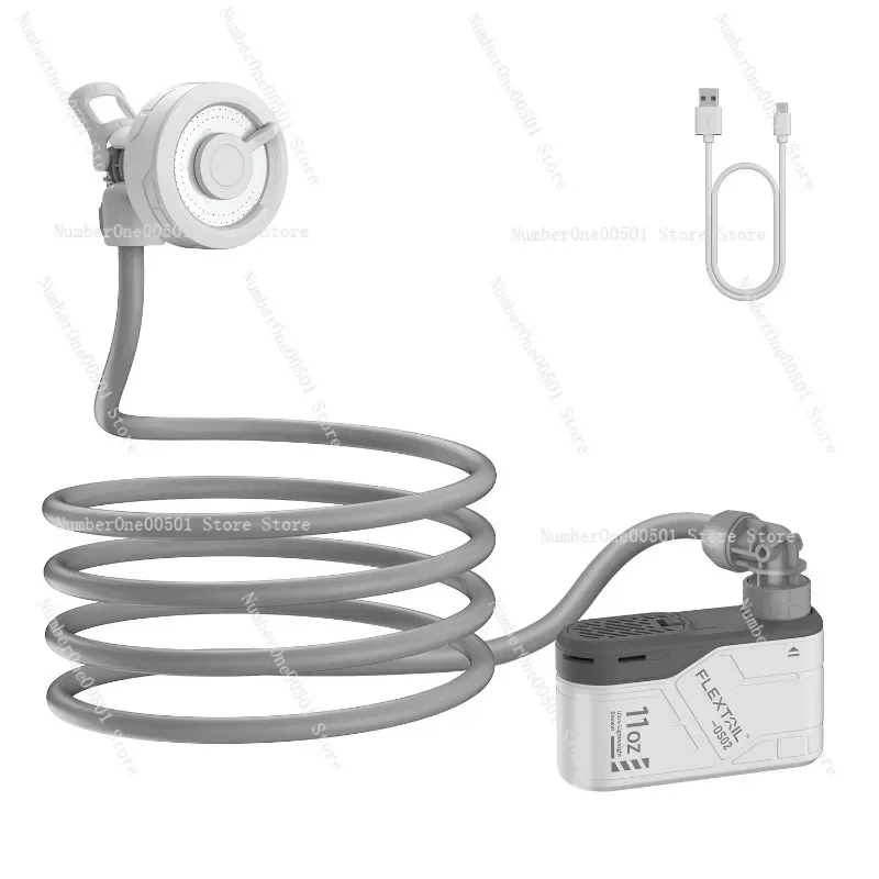 Portable Camping Shower Outdoor Battery Powered Shower Head System Dorm Bathing Kit High Pressure Spray Gun