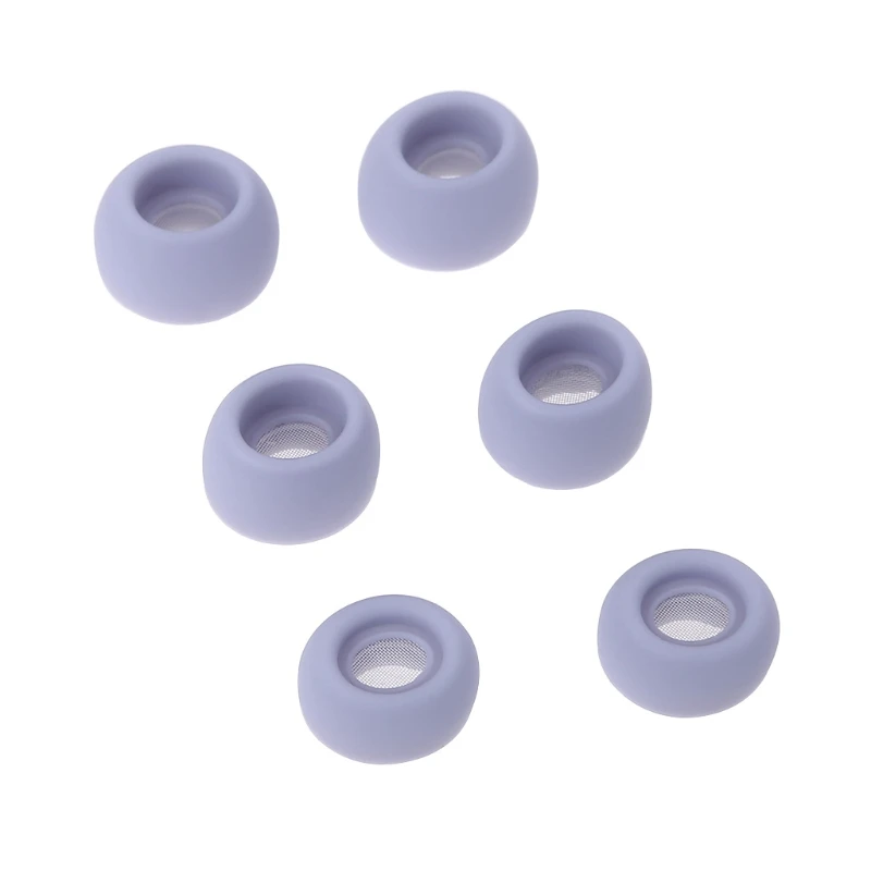 H052 Silicone Eartips Eargels Earpads Ear Tips Silicone Bud Compatible for Glaxy Buds Pro with Steel Mesh