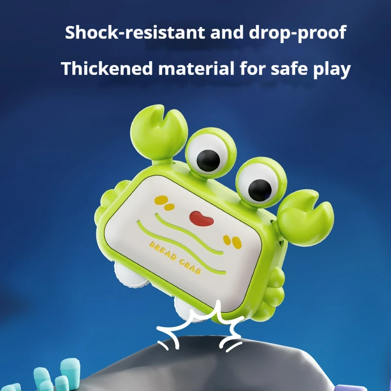 Doppia forza che cammina granchio strisciante Giocattoli sensoriali per bambini Apprendimento infantile Sviluppo strisciante Tempo interattivo della pancia per bambini