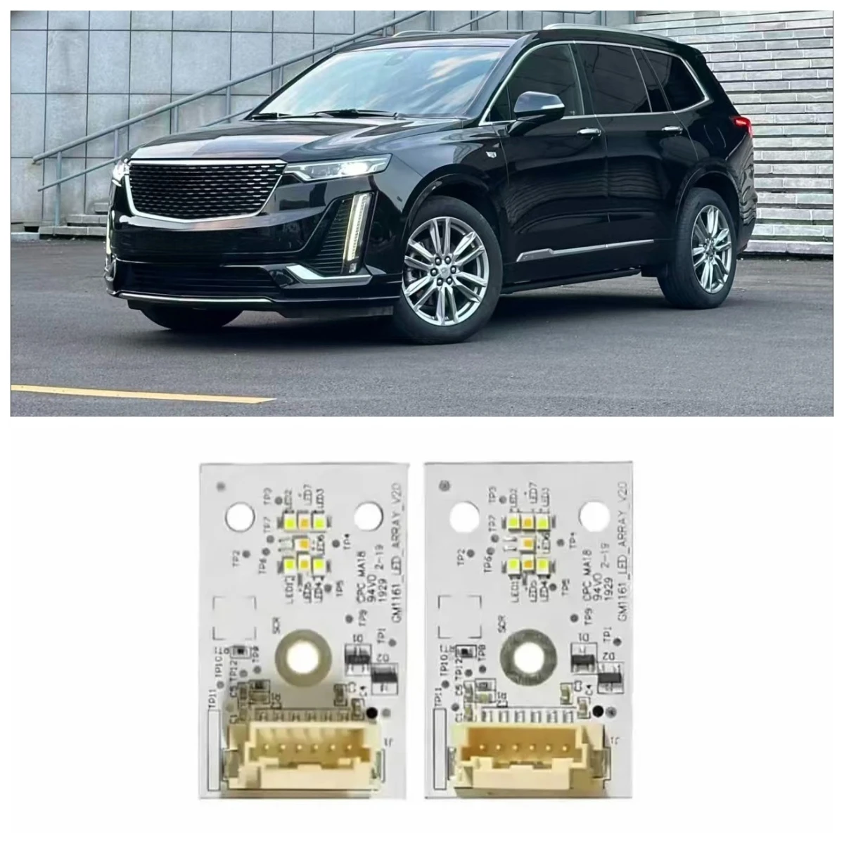 For Cadillac XT6 2020 2021 2022 LED DRL Module Chip Daytime Running Light Source Headlight Component Replacement Car Accessories