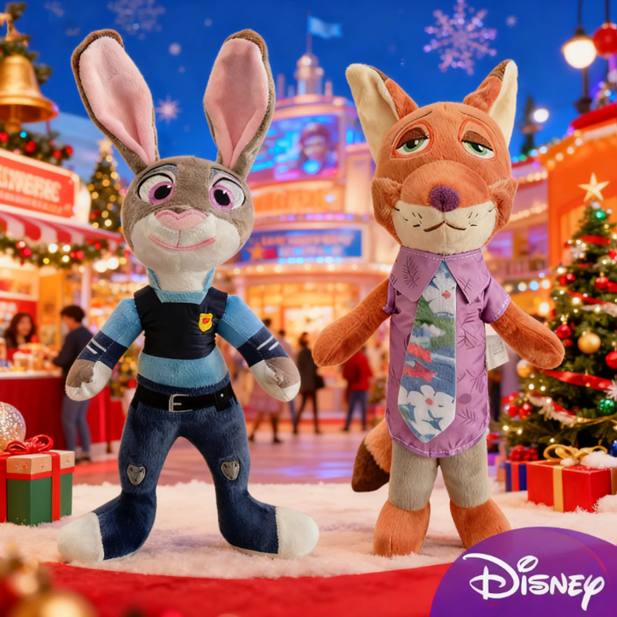 

Disney Zootopia Plush Toy Nick Wilde Judith Laverne Hopps 20cm Cartoon Plush Doll Home Decor Birthday Christmas Gift