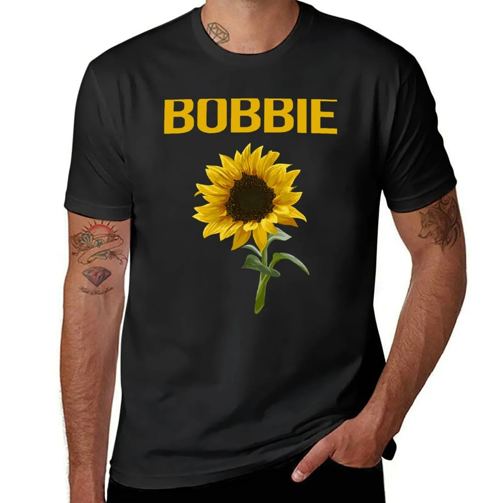 Happy Sunflower Bobbie T-Shirt boys whites boys animal print mens t shirt graphic