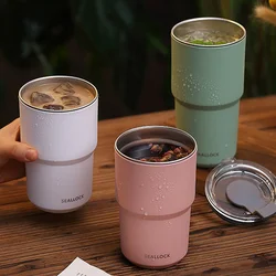 Portable Car Thermos Mug Wholesale for Men and Women with Stainless Steel Insulation and Minimalist Hydroflask  Termos Para Cafe