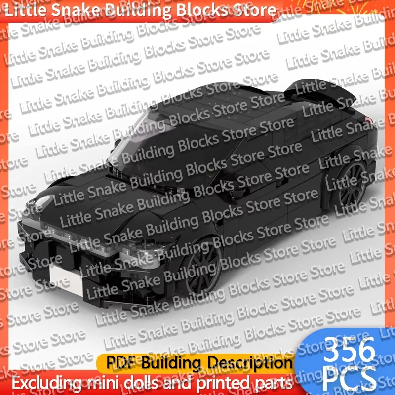 QWERT Speed Racing Car Model MOC Building Bricks Performance Sedan Modular Technology Gifts Holiday Assemble Children Toys Suit