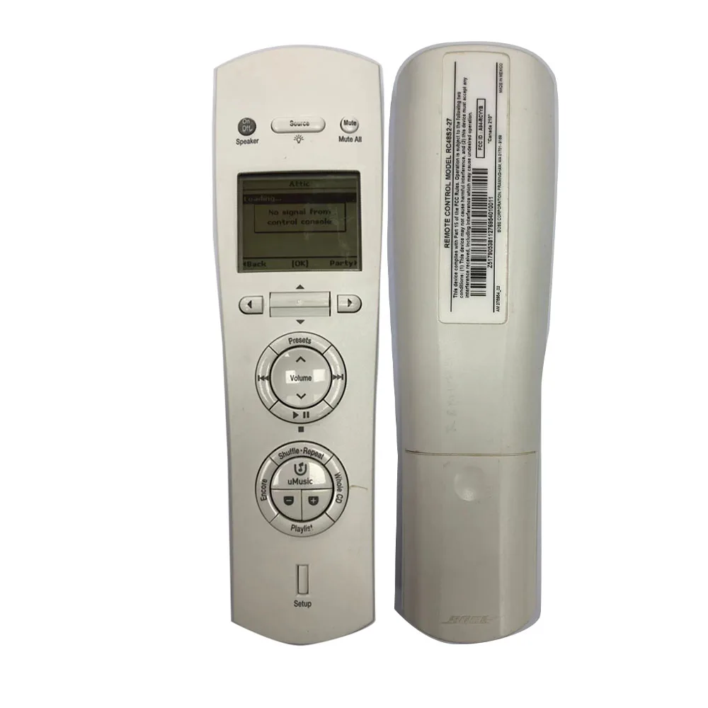 RC48S2-27 Original Second-hand remote control for BOSE AV receiver controller