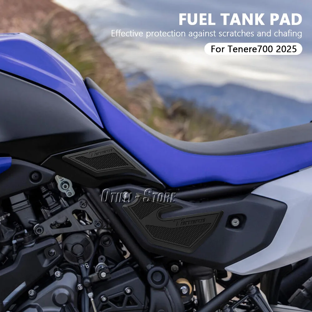 

Для Yamaha Tenere 700 Tenere 700 TENERE 700 2025 наклейка на топливный бак мотоцикла, нескользящая защитная наклейка на масляный бак, защита