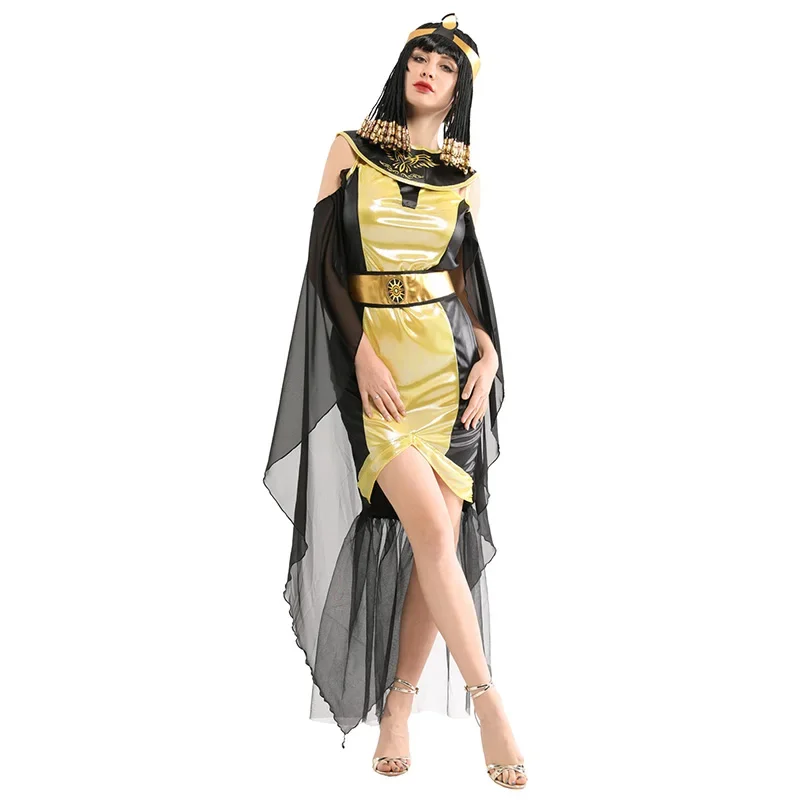 Egitto principessa costumi antico faraone egiziano Cosplay Masquerade Halloween ragazze adulte donne Cleopatra Royal Fancy Dress