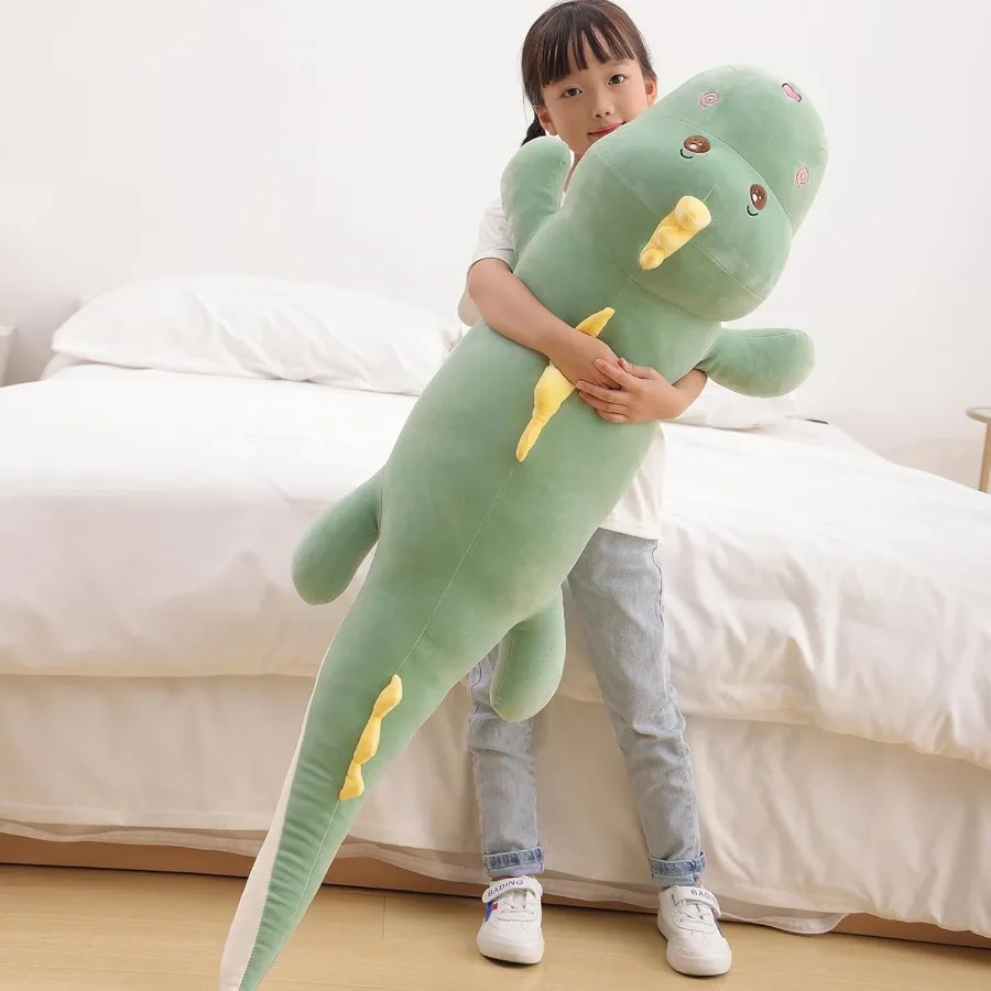 

52 inch Jumbo Dinosaur Plush Huge 4 Feet Large Dinosaur Stuffed Animals Big Dinosaurs Plushies Body Pillows Soft Toy for Boys G