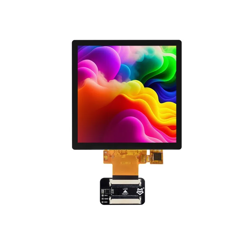WaveshareI 4inch IPS Capacitive Touch Display, 480x480 Pixels, RGB Communication Interface, Compatible With Luckfox Pico Ultra D
