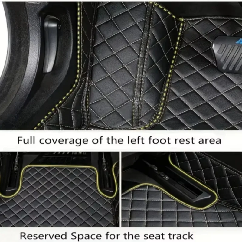 Soft Wear Resistant Waterproof Auto Carpets For Audi Q5 8R 2009-2016 Non Slip Car Floor Mats Interior Protector Accessories view 5