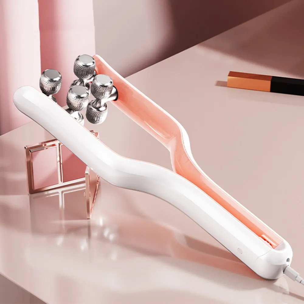 roller facial massager EMS micro current three-level intensity adjustment  care rechargeable skin management device facial massa