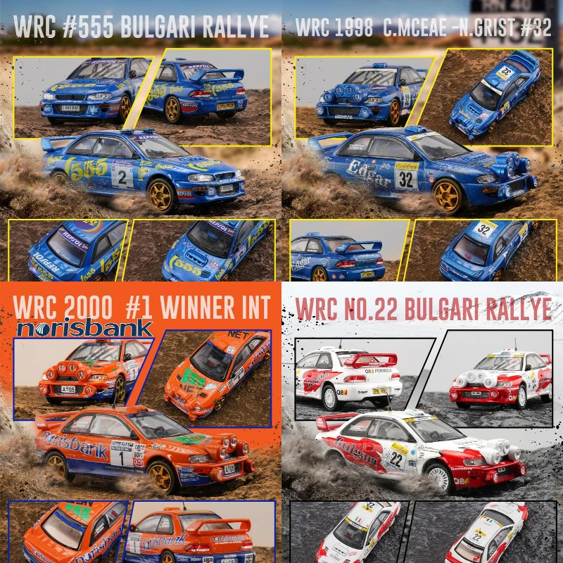 Fine works64 1:64 WRC Rally Champion Limited500 รถโมเดลDiecast