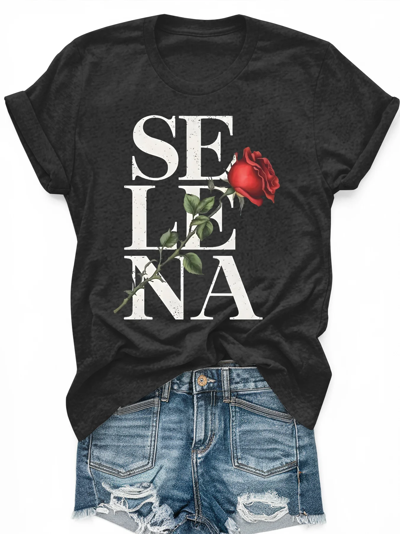 

Женская футболка большого размера с короткими рукавами и принтом, свободная и повседневная, мягкая, удобная и дышащая, для занятий спортом на открытом воздухе.