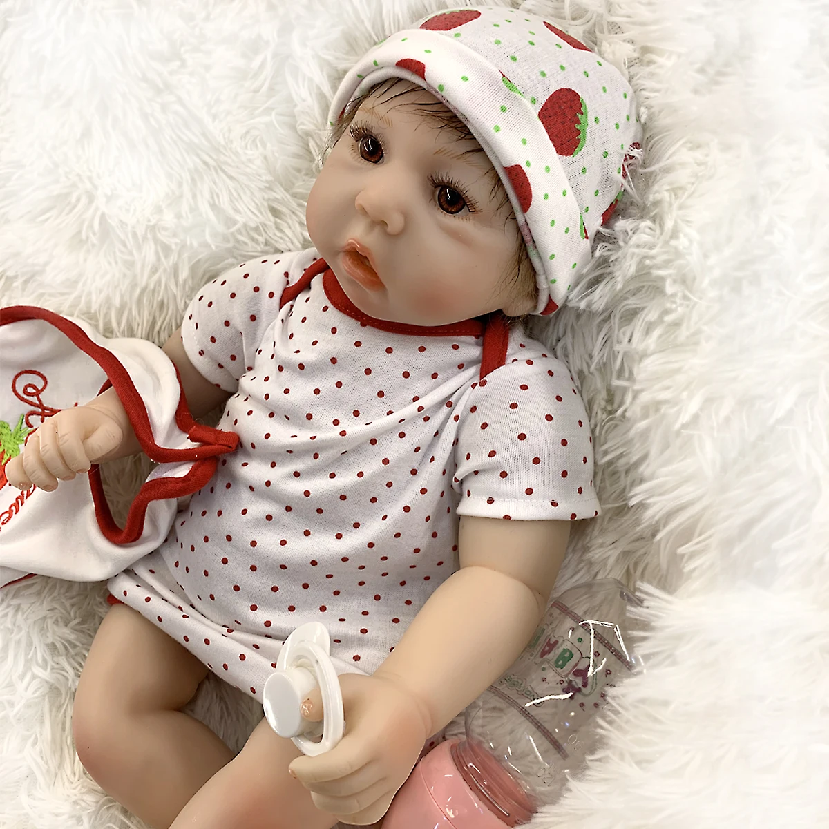 

20 Inch Reborn Bebe Newborn Doll Handmade Painted Lifelike Reborn Doll реборн девочка bonecas infantil meninas