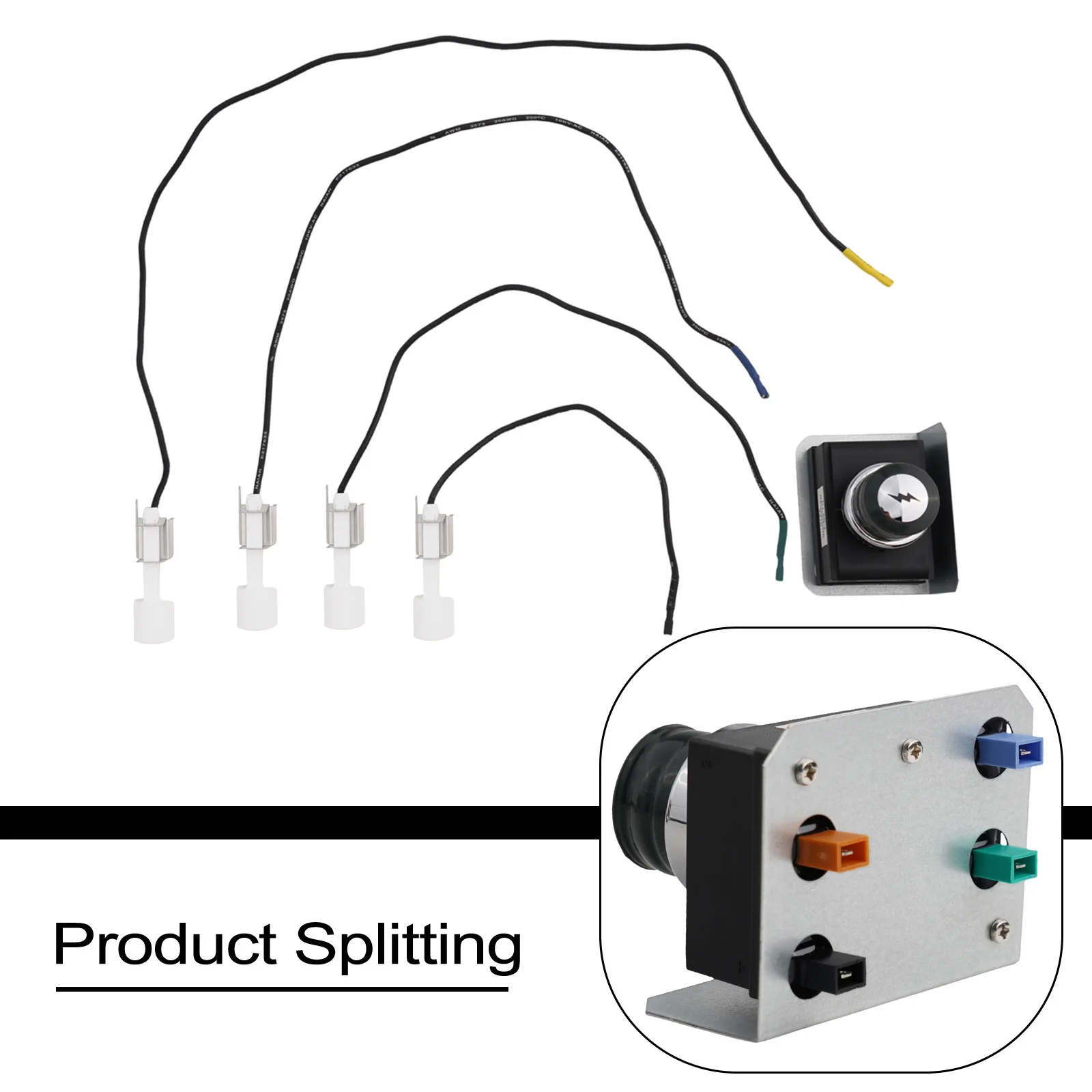 Part Practical Module Compatible BBQ Gas Grill Cooking Electrode Metal & Plastic Replacement Wires Home Living