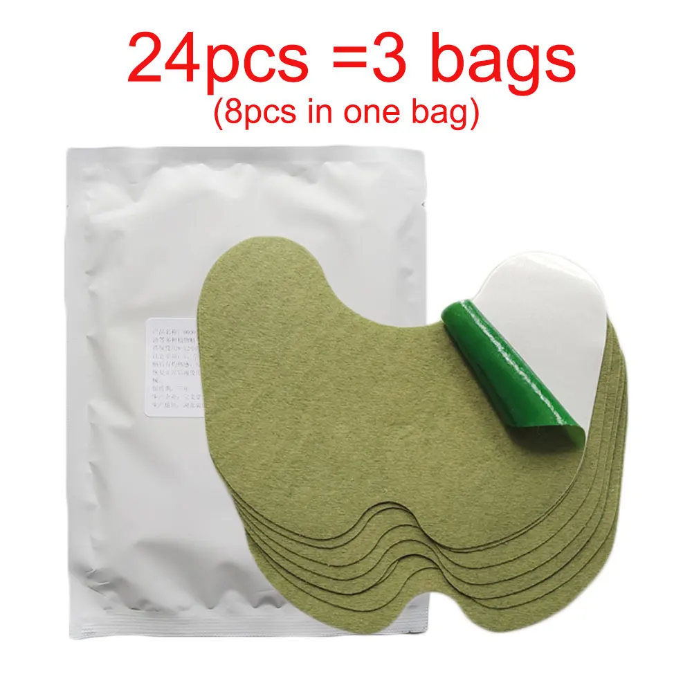 24pcs=3bags(8pcs in a bag) Neck, Shoulder and Knee Patch, Heat Patch, Long-lasting Warm Knee Patch B0008