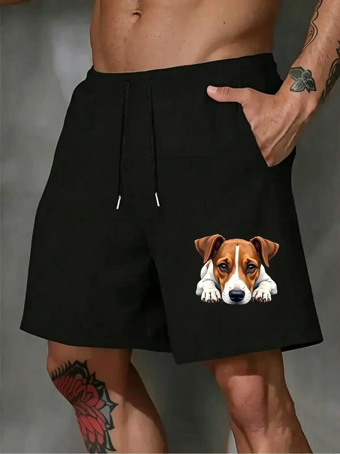 Hot Sales Men's Short Sportswear Printed Casual Short Trouser Outdoors Jogging Sports Man Shorts Daily Street Half Pants Summer