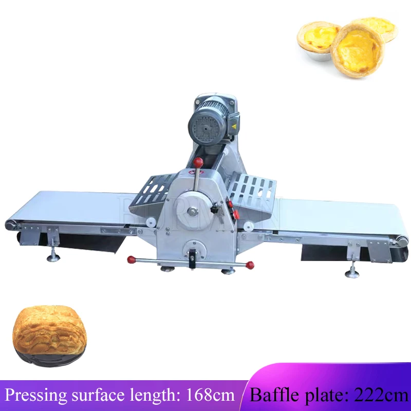 Commercial Stainless Steel Pizza Dough Sheeter Forming Machine Spring Roll Puff Pastry Making Machine