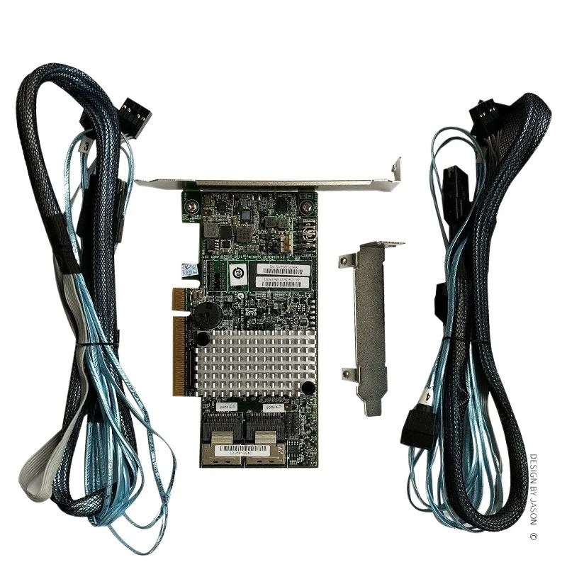 Go! 9267-8i RAID Controller Card 6Gb PCIE 2.0 512MB 8Port SAS Controller Card+8087 to (4) 7-Pin SATA