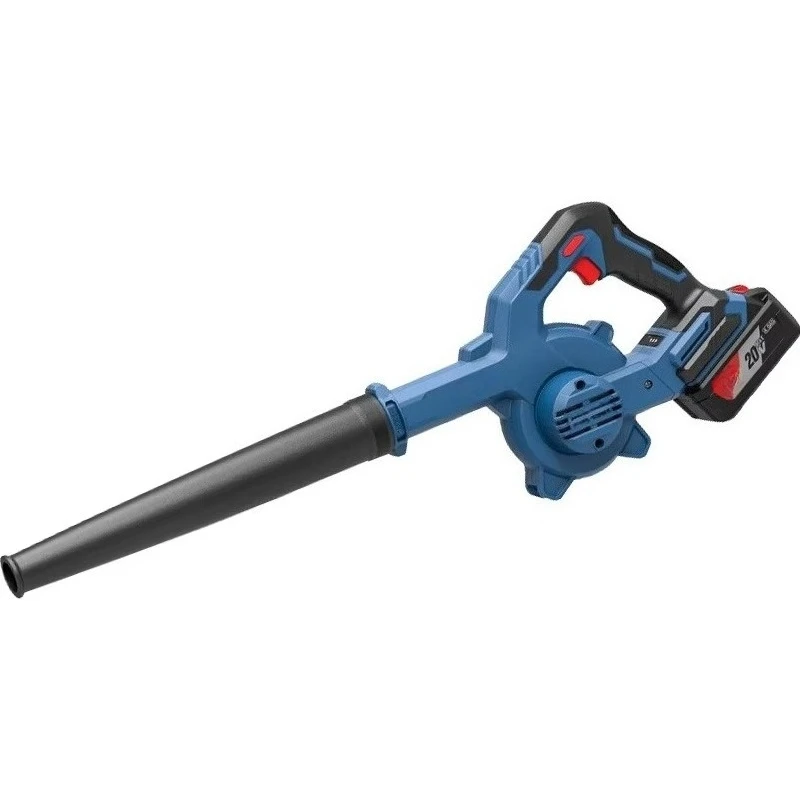 Industrial Lithium Battery Hair Dryer Adjustable Speed Dual-Purpose Blower/Vacuum Computerized Dust Collector 160mph Max Air