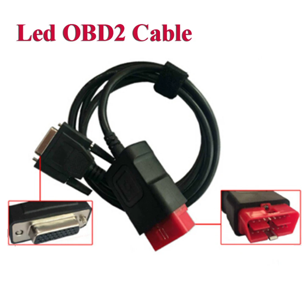 obd OBDII Cable Best Quality LED OBD2 Cable Suitable for tnesf delphis orpdc car tcs vd ds150e cdp new vci multidiag pro