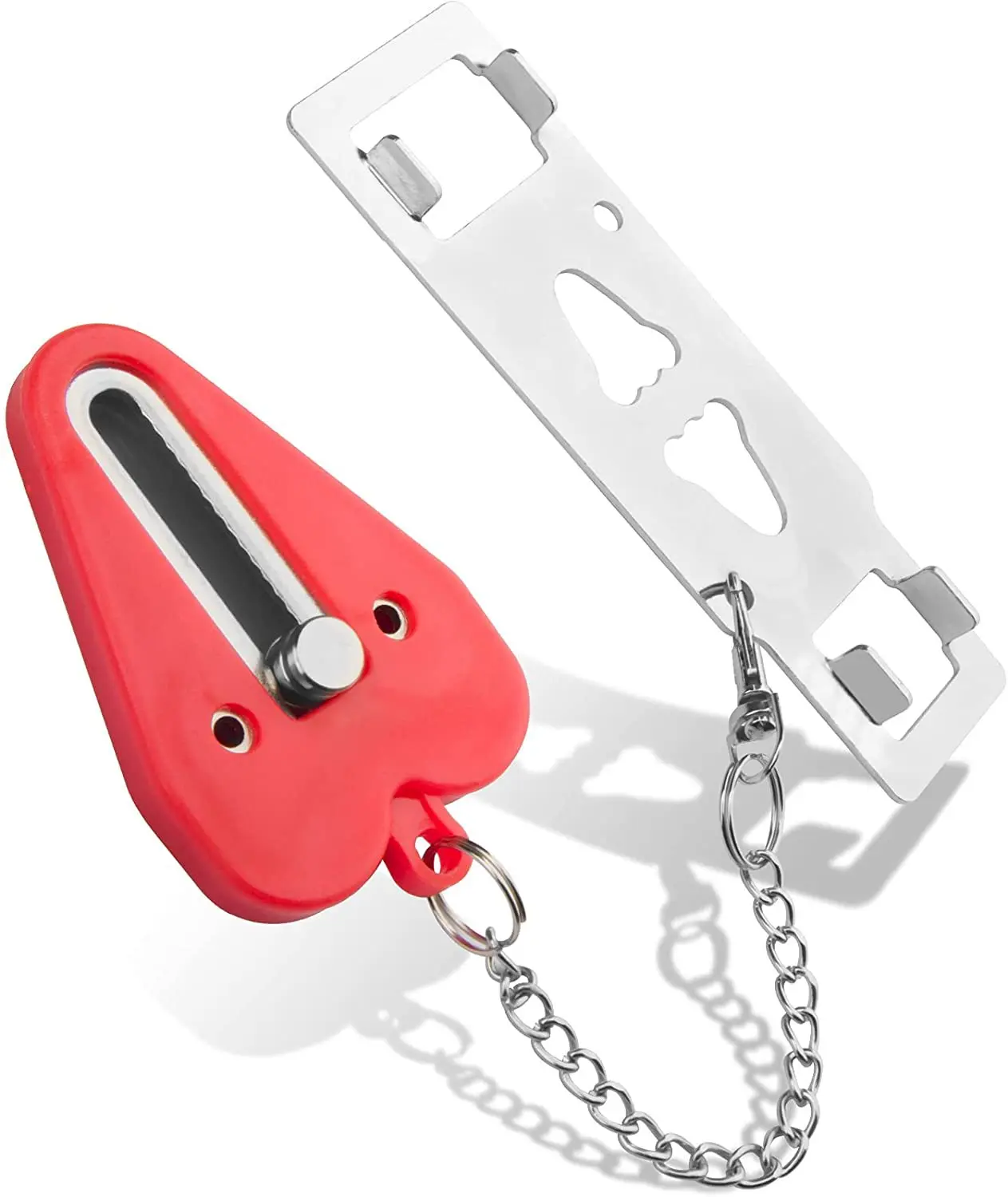 Portable Double Hole Door Lock Lockdown Security Lock Door Extra Lock Inside Door Locker Security Devices Dropshipping Wholesale