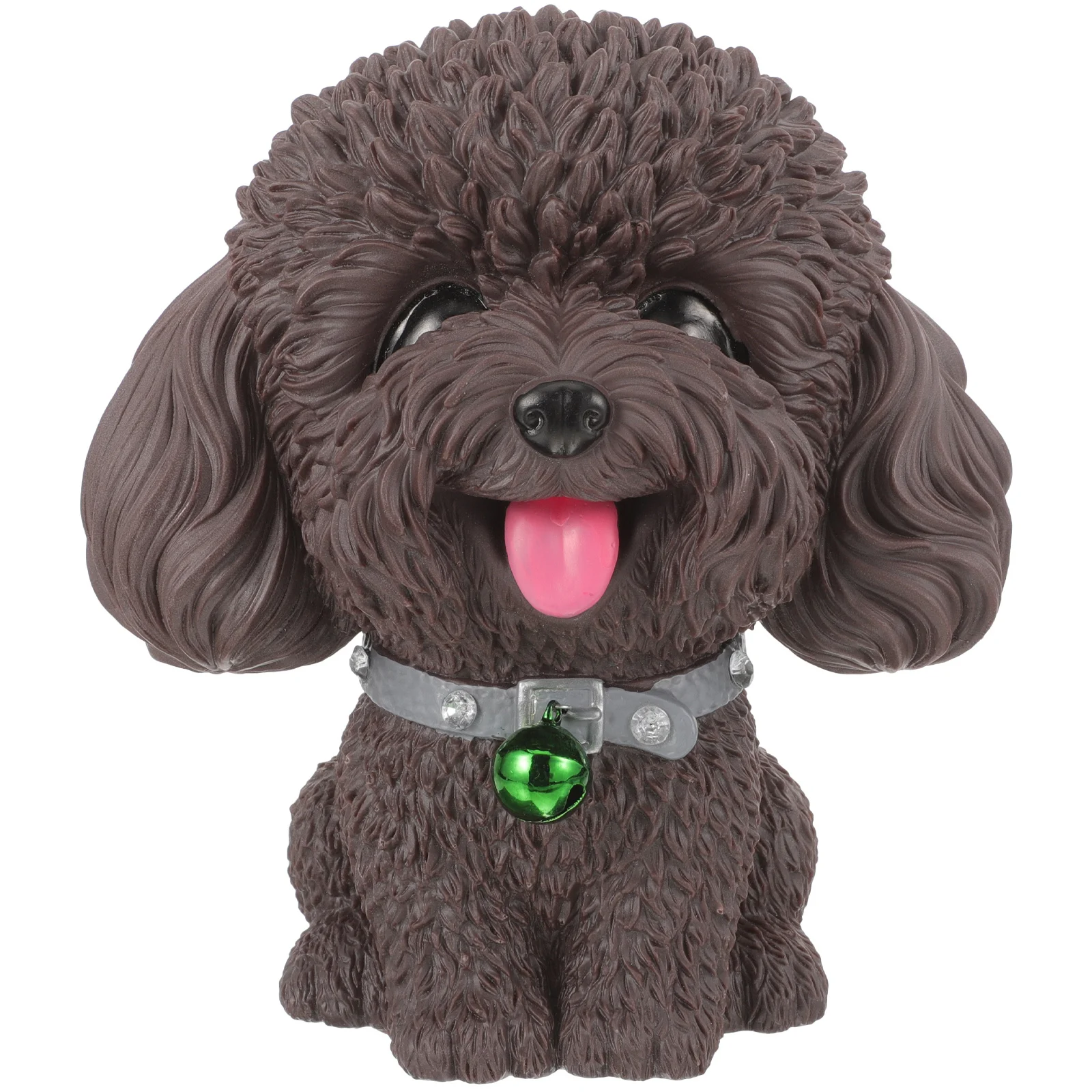 กระปุกออมสินรูปสุนัขการ์ตูน ความจุขนาดใหญ่ กระปุกใส่เหรียญสำหรับเด็ก วัสดุไวนิล ของตกแต่งโต๊ะทำงาน ของขวัญสำหรับเด็ก