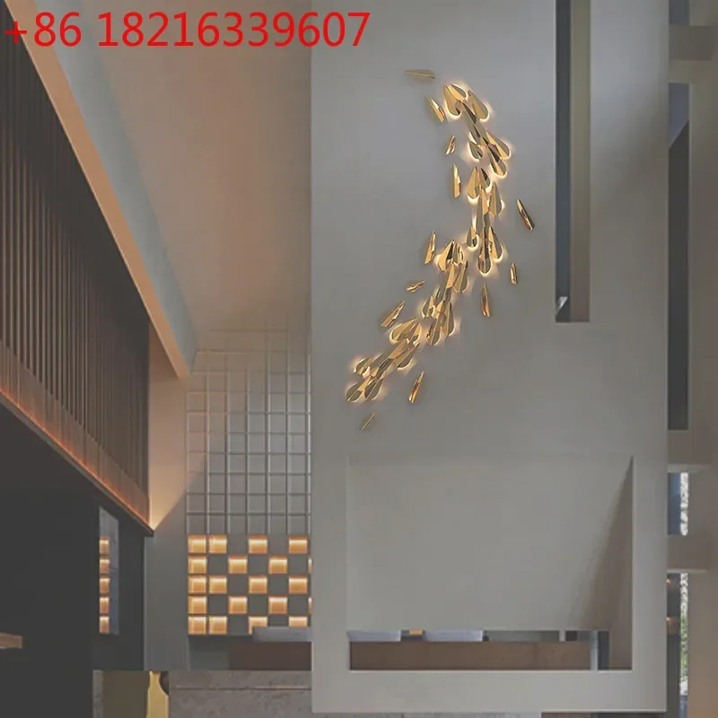 YAO Modern Luxury All Copper Wall Lamp Italian Designer Atmosphere Lamp Living Room Bedroom Background Wall Light